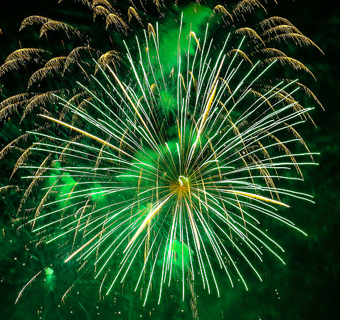 Green burst